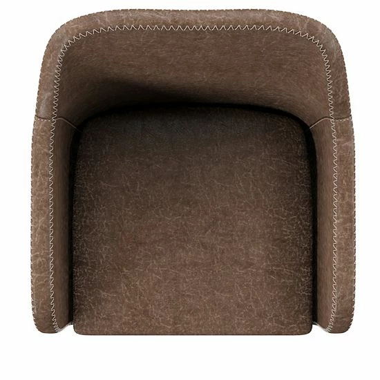 Linon Rylen Sherpa Office Chair Charcoal Silver 8 Linon Rylen Sherpa Office Chair Charcoal Silver - Image 8