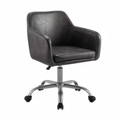 Linon Rylen Sherpa Office Chair Charcoal Silver 23 Linon Rylen Sherpa Office Chair Charcoal Silver -Linon Sales Store unnamed file 2203