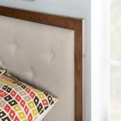 Linon Reid Mid-Century Modern Platform Queen Bed -Linon Sales Store unnamed file 2372