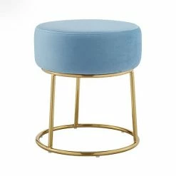 Linon Bandi Accent Vanity Stool Pink -Linon Sales Store unnamed file 2407