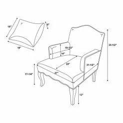 Linon Floral Arm Chair 9 Linon Floral Arm Chair -Linon Sales Store unnamed file 2489