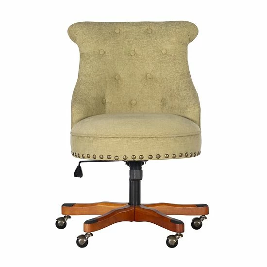Linon Sinclair Contemporary Nailhead Desk Chair 3 Linon Sinclair Contemporary Nailhead Desk Chair - Image 3