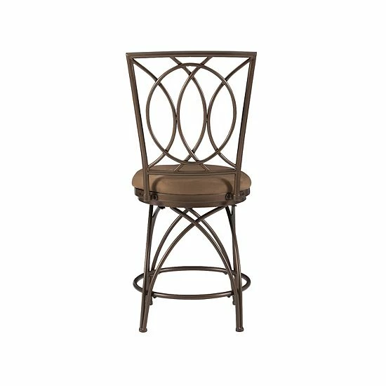 Linon Big And Tall Metal Crossed Legs Counter Stool 6 Linon Big And Tall Metal Crossed Legs Counter Stool - Image 6