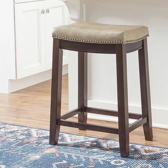 Linon Claridge Counter Stool Jute 2 Linon Claridge Counter Stool Jute - Image 2