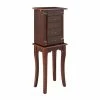 Linon Miriam Jewelry Armoire Floor Decor
