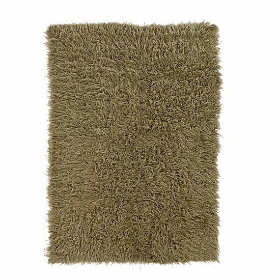 Linon New Flokati Rug Red 14 Linon New Flokati Rug Red - Image 14