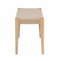 Linon Cadence Woven Seat Dining Bench Natural -Linon Sales Store unnamed file 2649