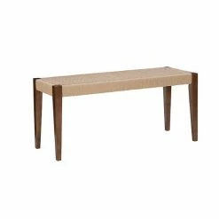 Linon Cadence Woven Seat Dining Bench Natural -Linon Sales Store unnamed file 2651