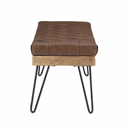 Linon Brooke Bench Stripe 4 Linon Brooke Bench Stripe - Image 4