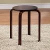 Linon Brentwood 4-pc. Stool Set Brown