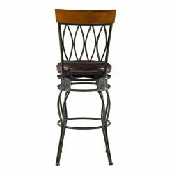 Linon Oval-Back Bar Stool 6 Linon Oval-Back Bar Stool -Linon Sales Store unnamed file 2730