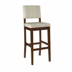 Linon Milano Bar Stool Cream