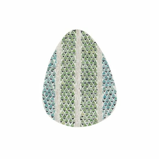 Linon Perth Capiz C Accent Table Green Fish 3 Linon Perth Capiz C Accent Table Green Fish - Image 3