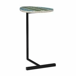 Linon Perth Capiz C Accent Table Green Fish 15 Linon Perth Capiz C Accent Table Green Fish -Linon Sales Store unnamed file 2810