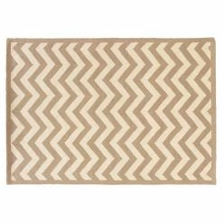 Linon Silhouette Chevron Wool Rug Navy -Linon Sales Store unnamed file 2830