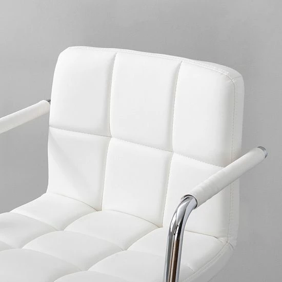 Linon Quilted Bar Stool Black 7 Linon Quilted Bar Stool Black - Image 7