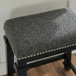 Linon Kyley Tweed Backless Counter Stool Gray -Linon Sales Store unnamed file 2898