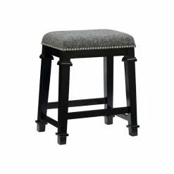 Linon Kyley Tweed Backless Counter Stool Gray -Linon Sales Store unnamed file 2902