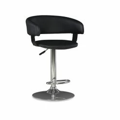 Linon Adjustable Bar Chair Black