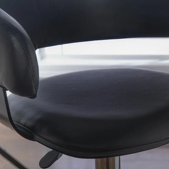 Linon Adjustable Bar Chair Black 3 Linon Adjustable Bar Chair Black - Image 3