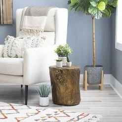 Linon Hunter End Table Stool Silver 10 Linon Hunter End Table Stool Silver -Linon Sales Store unnamed file 2929