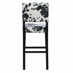 Linon Clayton Bar Stool Black Cow Print -Linon Sales Store unnamed file 2941
