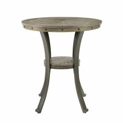 Linon Franklin Pub Dining Table Pewter 5 Linon Franklin Pub Dining Table Pewter -Linon Sales Store unnamed file 2987