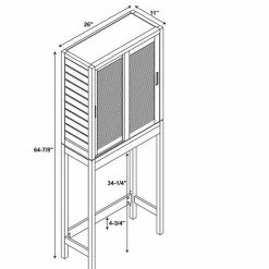 Linon Bracken Space Saver Bamboo Storage Cabinet 11 Linon Bracken Space Saver Bamboo Storage Cabinet -Linon Sales Store unnamed file 3009