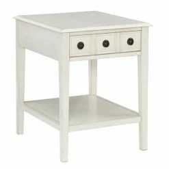 Linon Sadie Side Accent Table Cream -Linon Sales Store unnamed file 3033