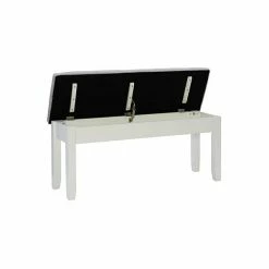 Linon Jane Storage Bench White Tan -Linon Sales Store unnamed file 3046