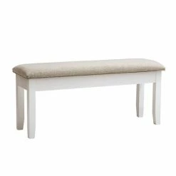 Linon Jane Storage Bench White Tan -Linon Sales Store unnamed file 3051