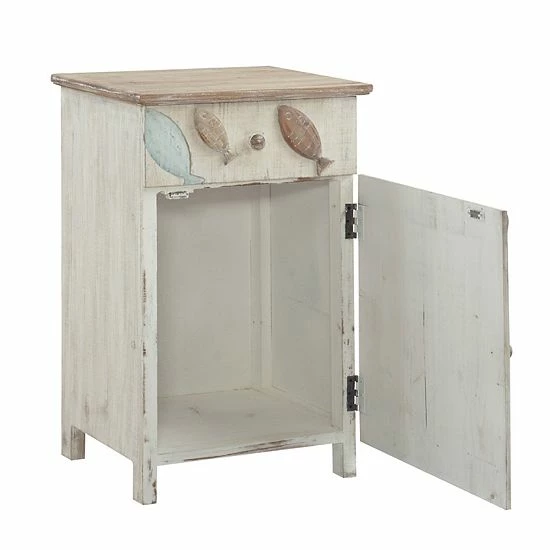 Linon Caspian Fish Storage Side End Table 8 Linon Caspian Fish Storage Side End Table - Image 8