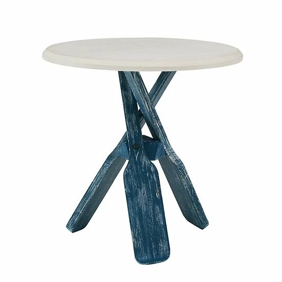 Linon Omar Nautical Accent End Table 1 Linon Omar Nautical Accent End Table