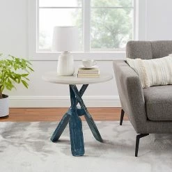 Alternative view of Linon Omar Nautical Accent End Table