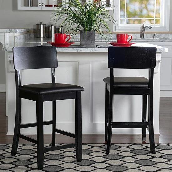 Linon Torino Contemporary Counter Stool 4 Linon Torino Contemporary Counter Stool - Image 4