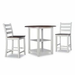 Linon Colm Counter Height Table & Chair 3-piece Set