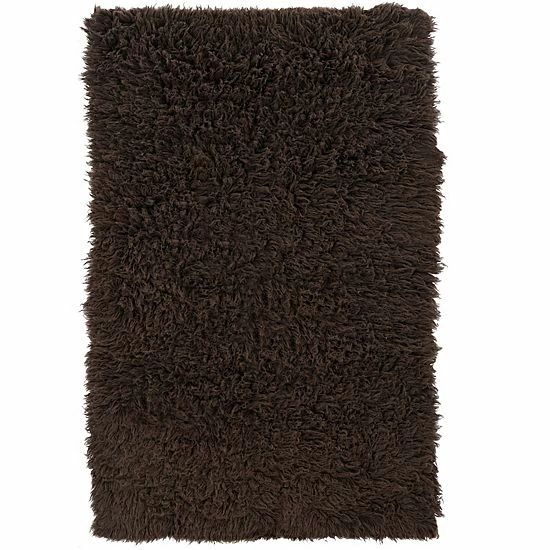 Linon New Flokati Rug Cocoa 7 Linon New Flokati Rug Cocoa - Image 7