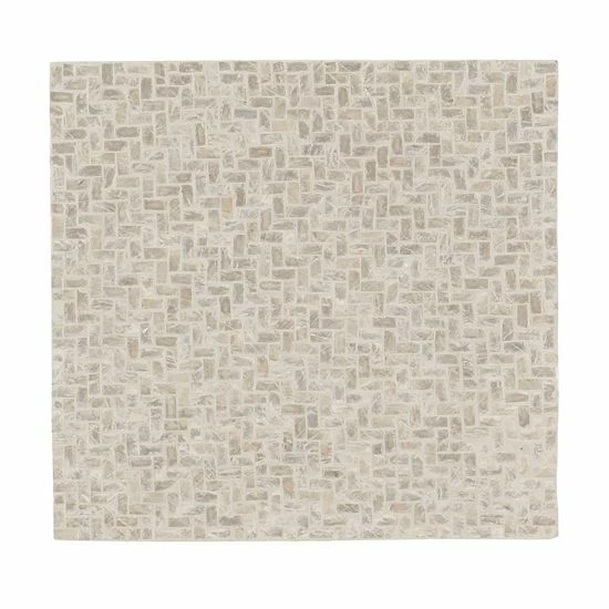 Linon Prestyn Capiz Mosaic Geometric End Table 3 Linon Prestyn Capiz Mosaic Geometric End Table - Image 3