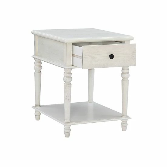 Linon McGhie Side Table Gray 5 Linon McGhie Side Table Gray - Image 5
