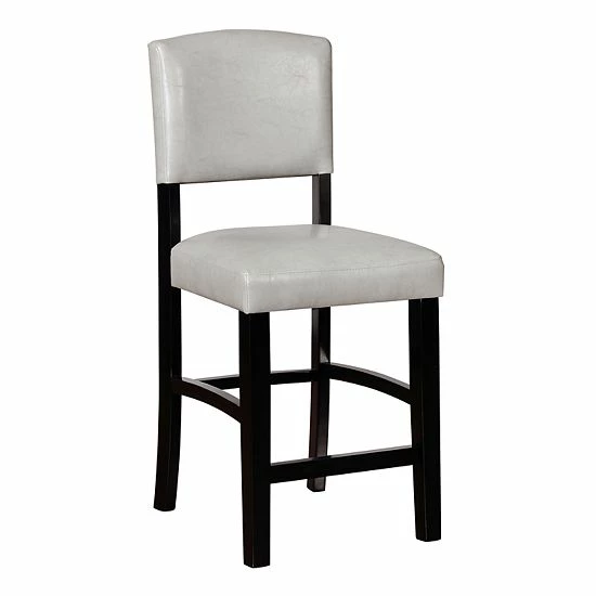 Linon Monaco Gray Counter Stool 1 Linon Monaco Gray Counter Stool