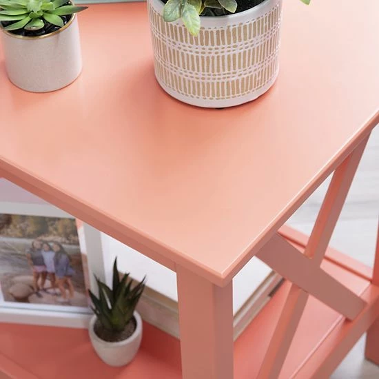 Linon Davis End Table Antique White 2 Linon Davis End Table Antique White - Image 2