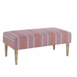Linon Fagan Striped Bench