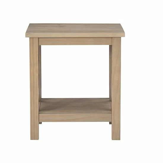 Linon Davis End Table Antique White 4 Linon Davis End Table Antique White - Image 4