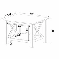 Linon Davis End Table Antique White 17 Linon Davis End Table Antique White -Linon Sales Store unnamed file 338
