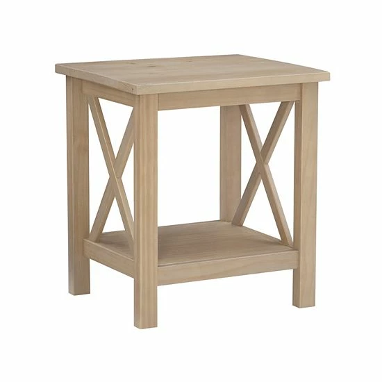 Linon Davis End Table Antique White 8 Linon Davis End Table Antique White - Image 8