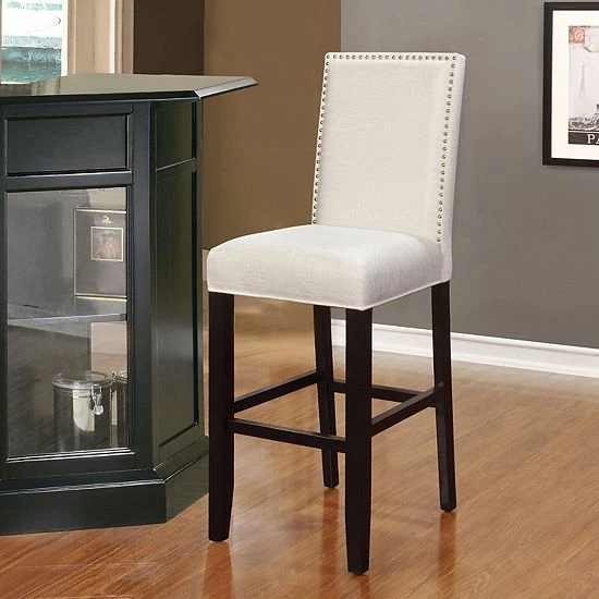 Linon Stewart Bar Stool 2 Linon Stewart Bar Stool - Image 2