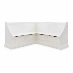 Linon Tobin Corner Breakfast Nook Seating Bench