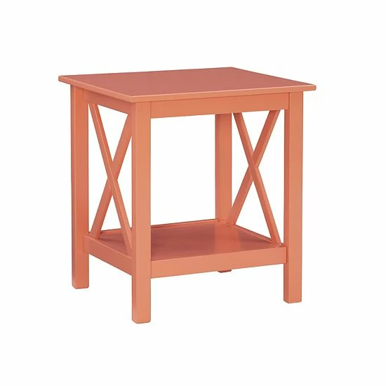 Linon Davis End Table Antique White 11 Linon Davis End Table Antique White - Image 11