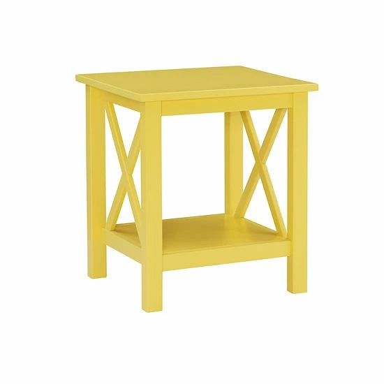Linon Davis End Table Antique White 12 Linon Davis End Table Antique White - Image 12