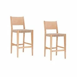 Linon Cadence Bar Stool 2-piece Set